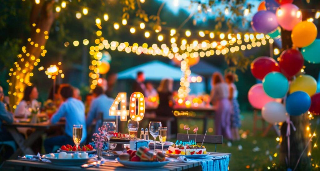 Une soirée d'anniversaire pour fêter ses 40 ans